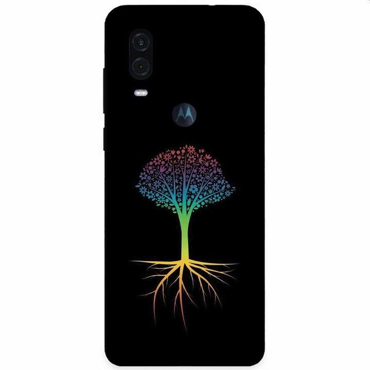 Силиконов калъф за Motorola One Vision, Tree 001