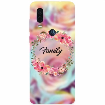 Husa silicon pentru Motorola One Vision, Family Husa silicon pentru Motorola One Vision, Family