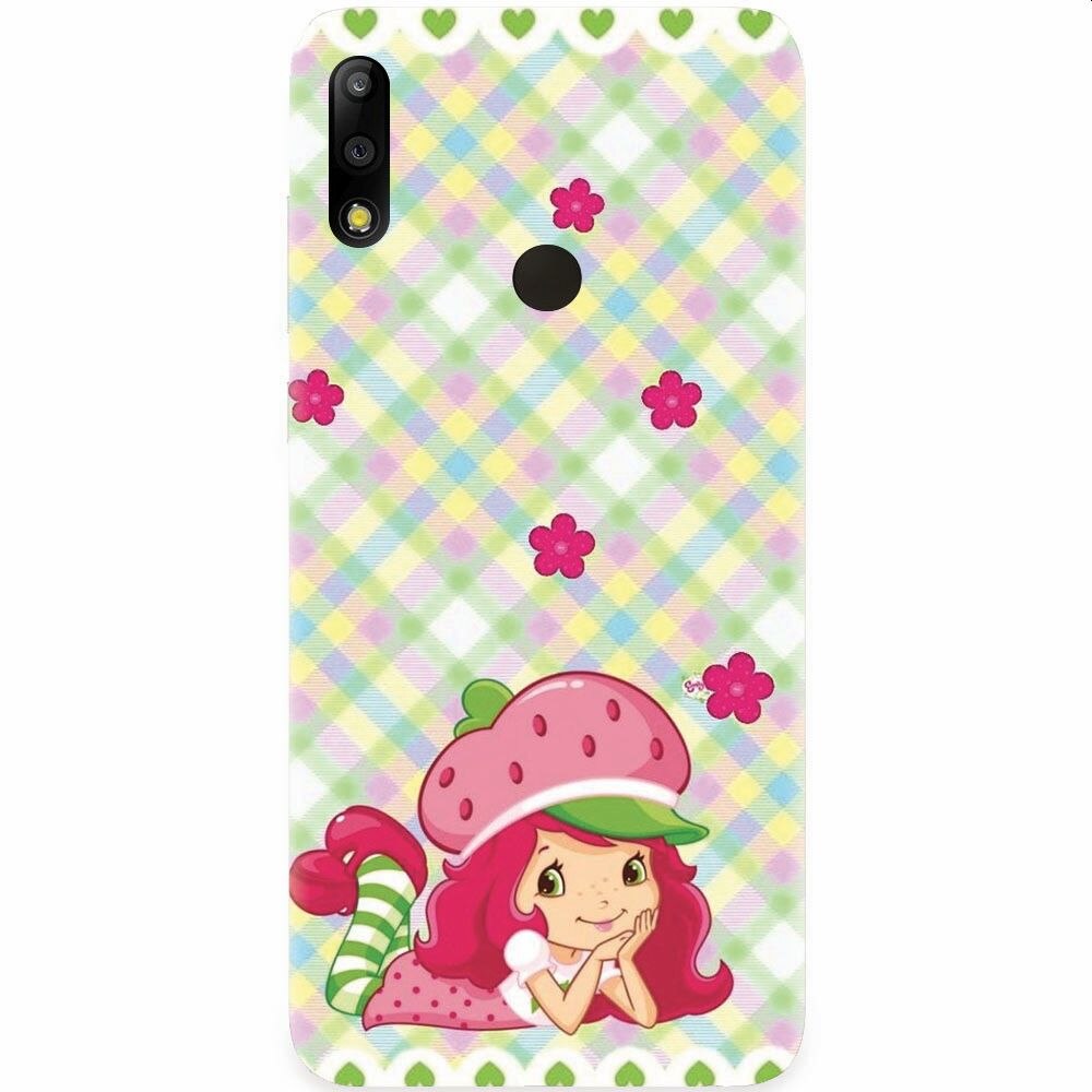 Husa silicon pentru Asus Zenfone Max Pro M2, Strawberry Girl