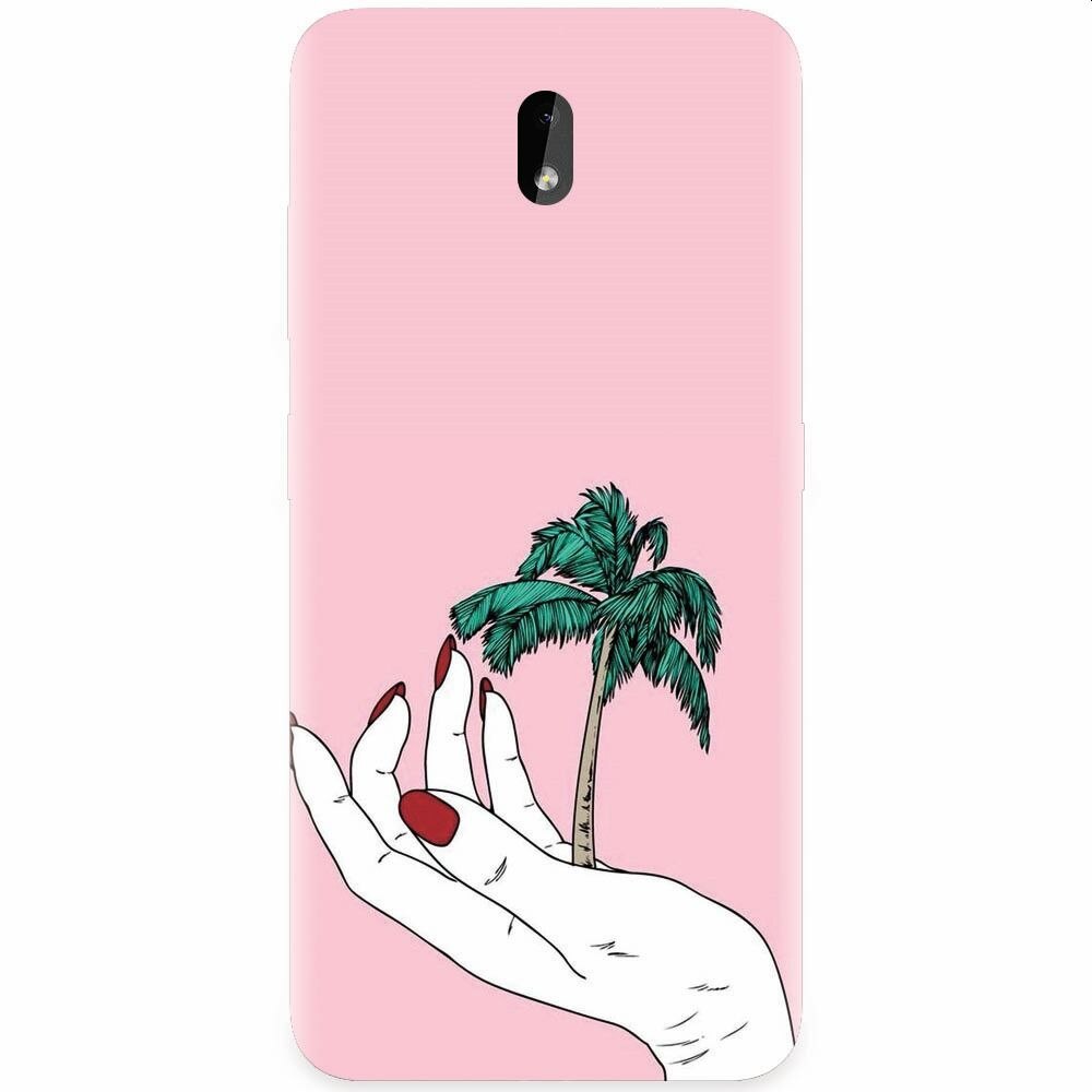 Husa silicon pentru Nokia 3.2, Palm Tree