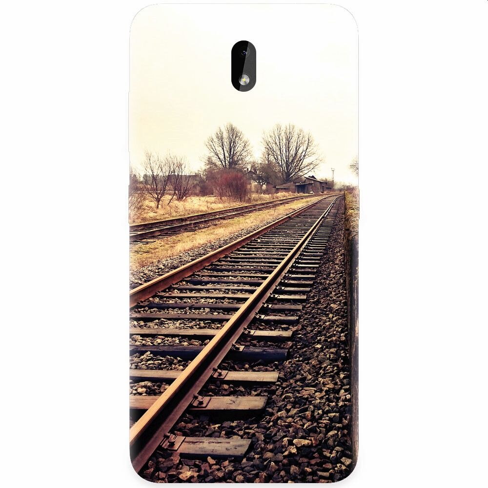 Husa silicon pentru Nokia 3.2, Railroad
