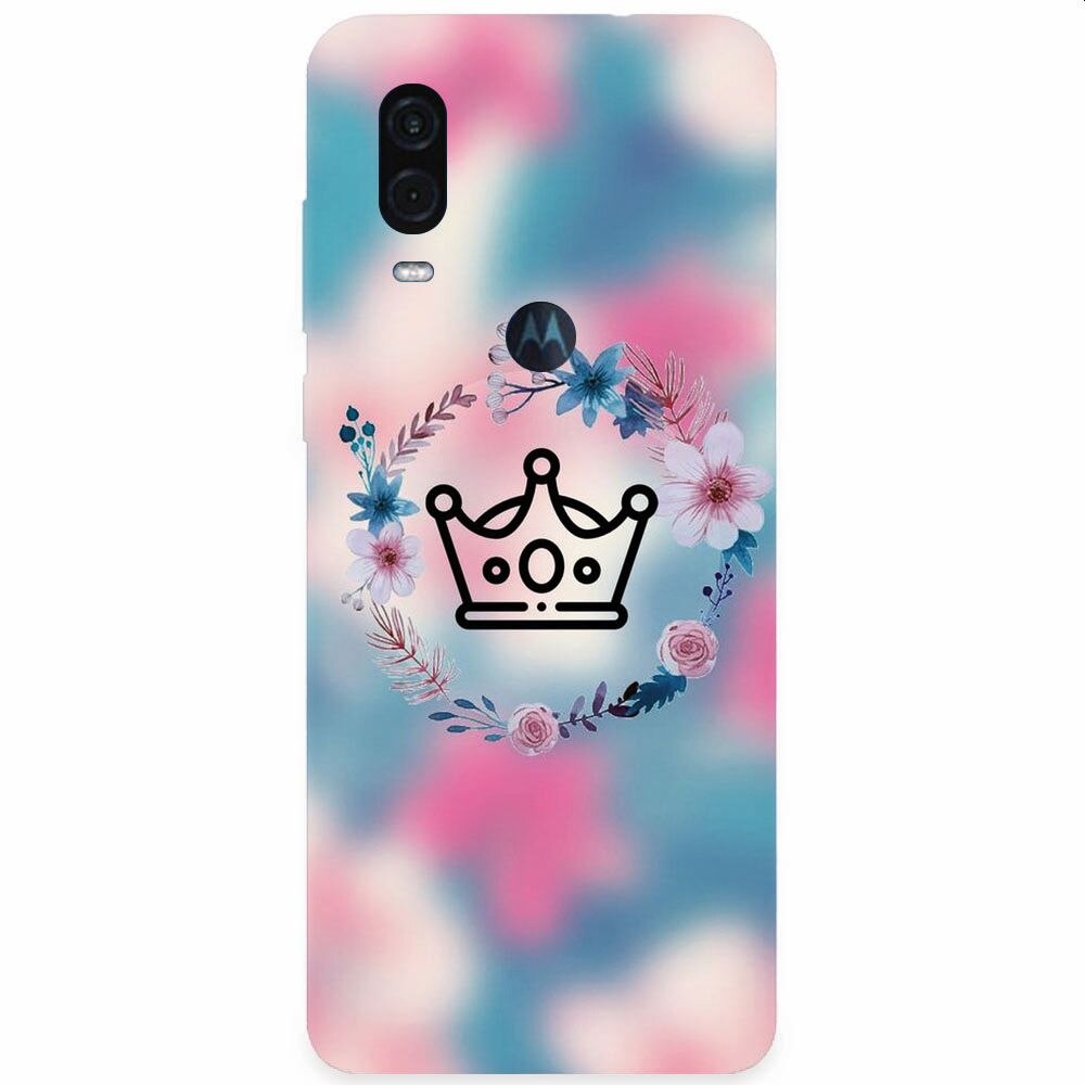 Husa silicon pentru Motorola One Vision, Qeen