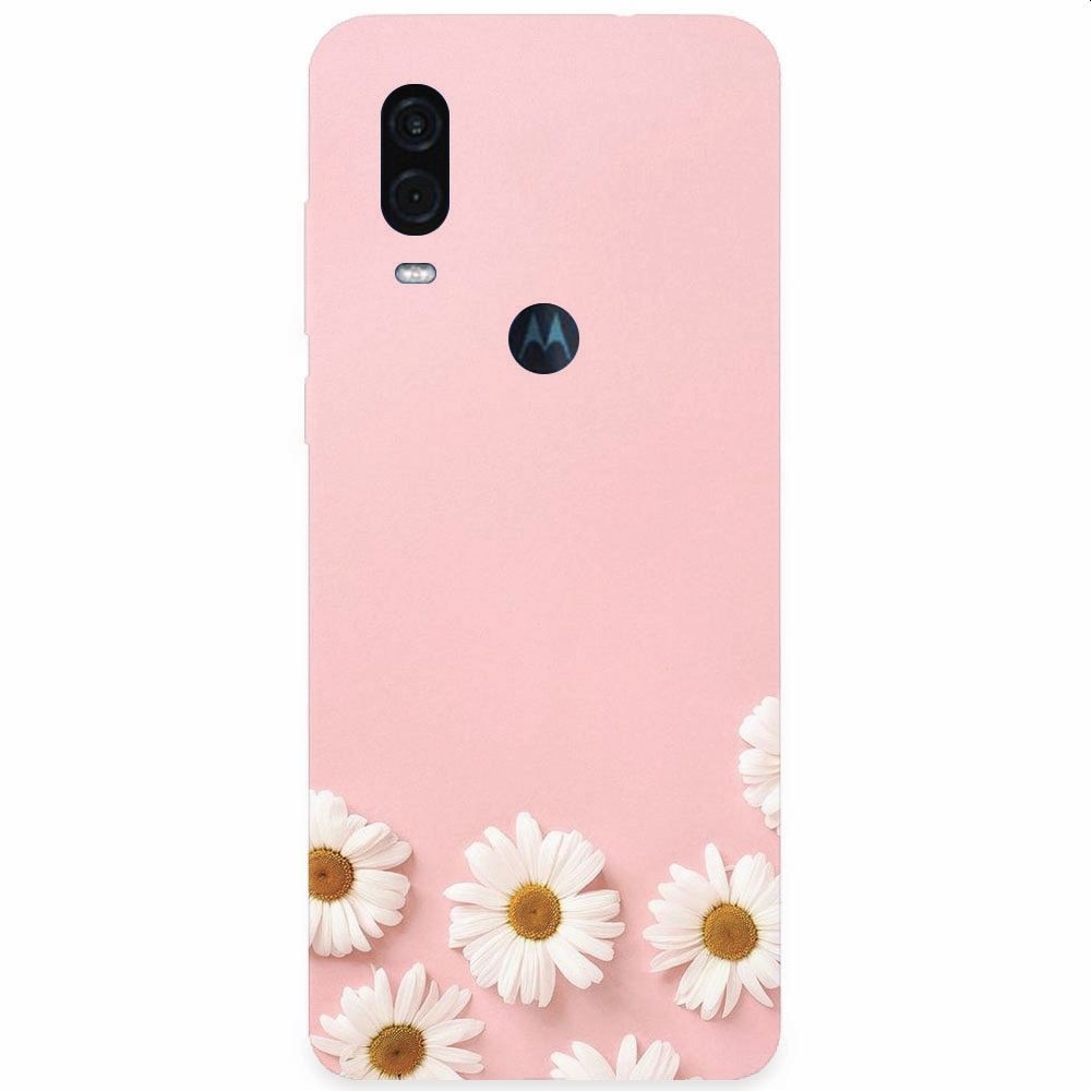 Husa silicon pentru Motorola One Vision, Pink 101