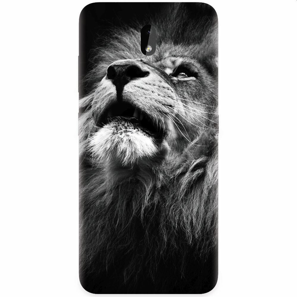 Husa silicon pentru Nokia 3.2, Majestic Lion Portrait