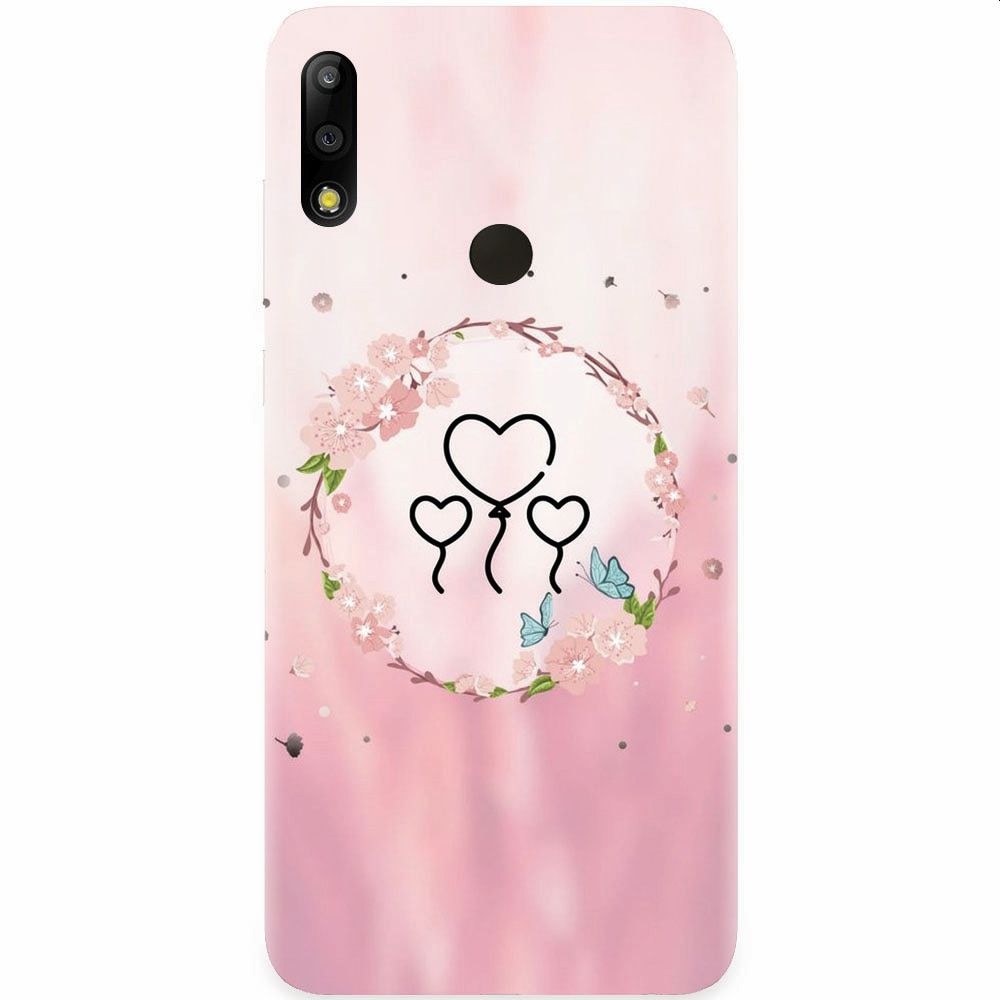 Husa silicon pentru Asus Zenfone Max Pro M2, Heart Baloons