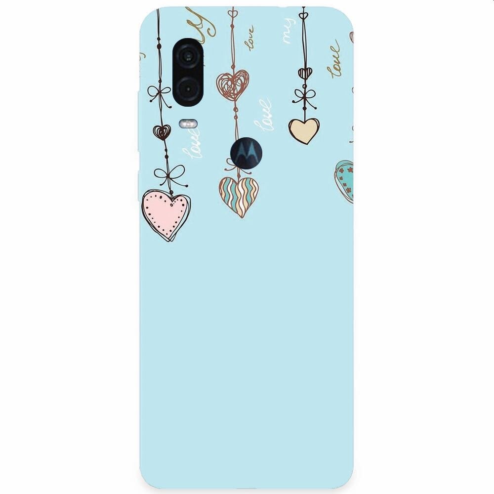 Husa silicon pentru Motorola One Vision, Love 101