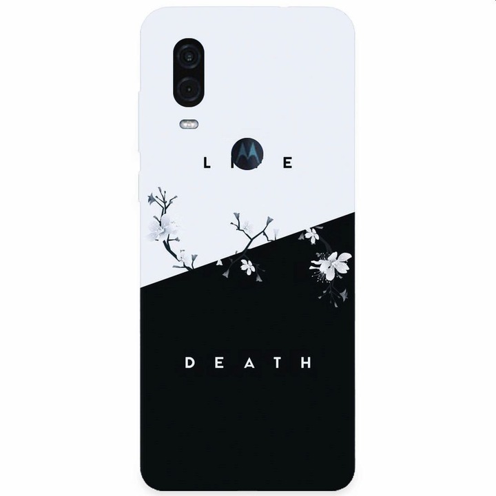Силиконов калъф за Motorola One Vision, Life Vs Death