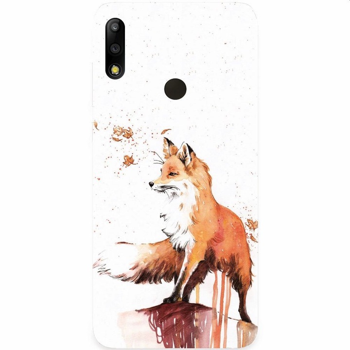 Силиконов калъф, съвместим с Asus Zenfone Max Pro M2, Fox 101