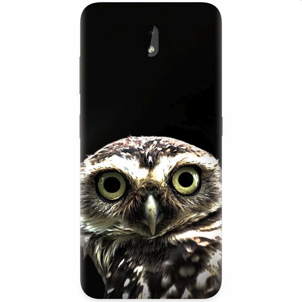 Husa silicon pentru Nokia 3.2, Owl In The Dark