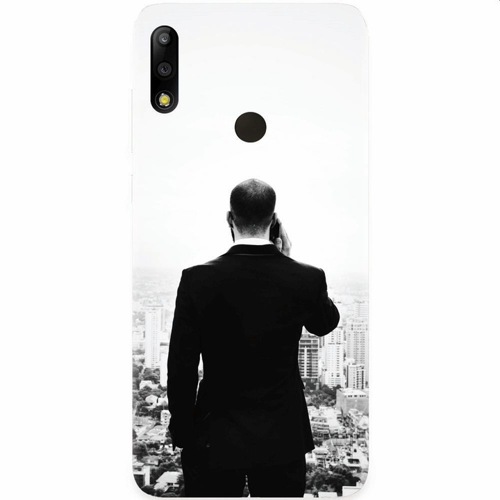 Силиконов калъф за Asus Zenfone Max Pro M2, Man In Suit