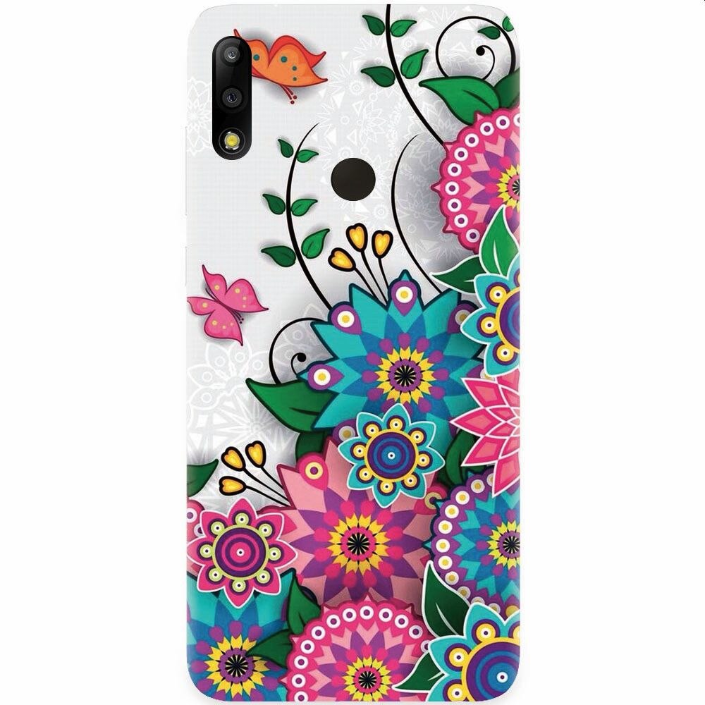 Husa silicon pentru Asus Zenfone Max Pro M2, Mandala Flowers