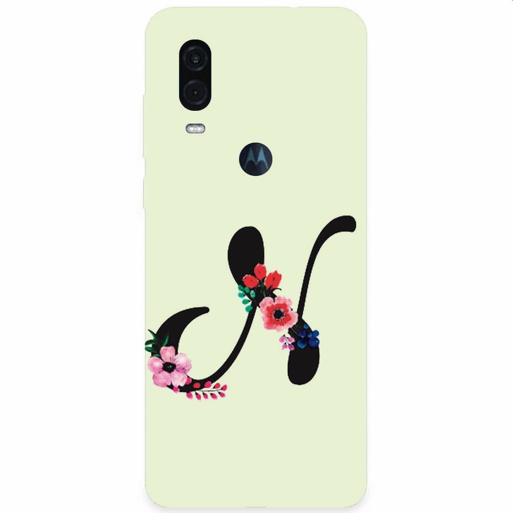 Husa silicon pentru Motorola One Vision, Litera N