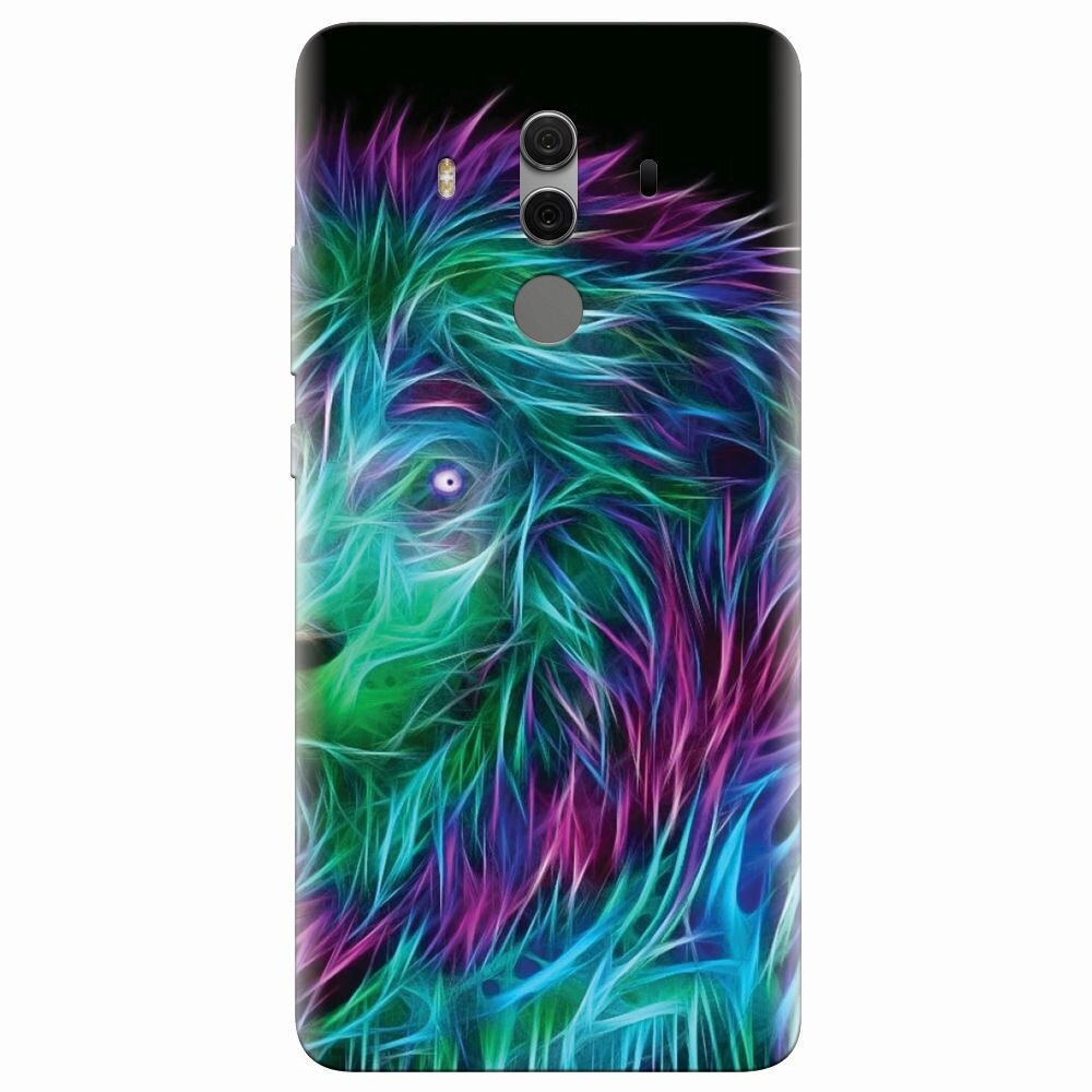 Husa silicon pentru Huawei Mate 10 Pro, Abstract Lion 002