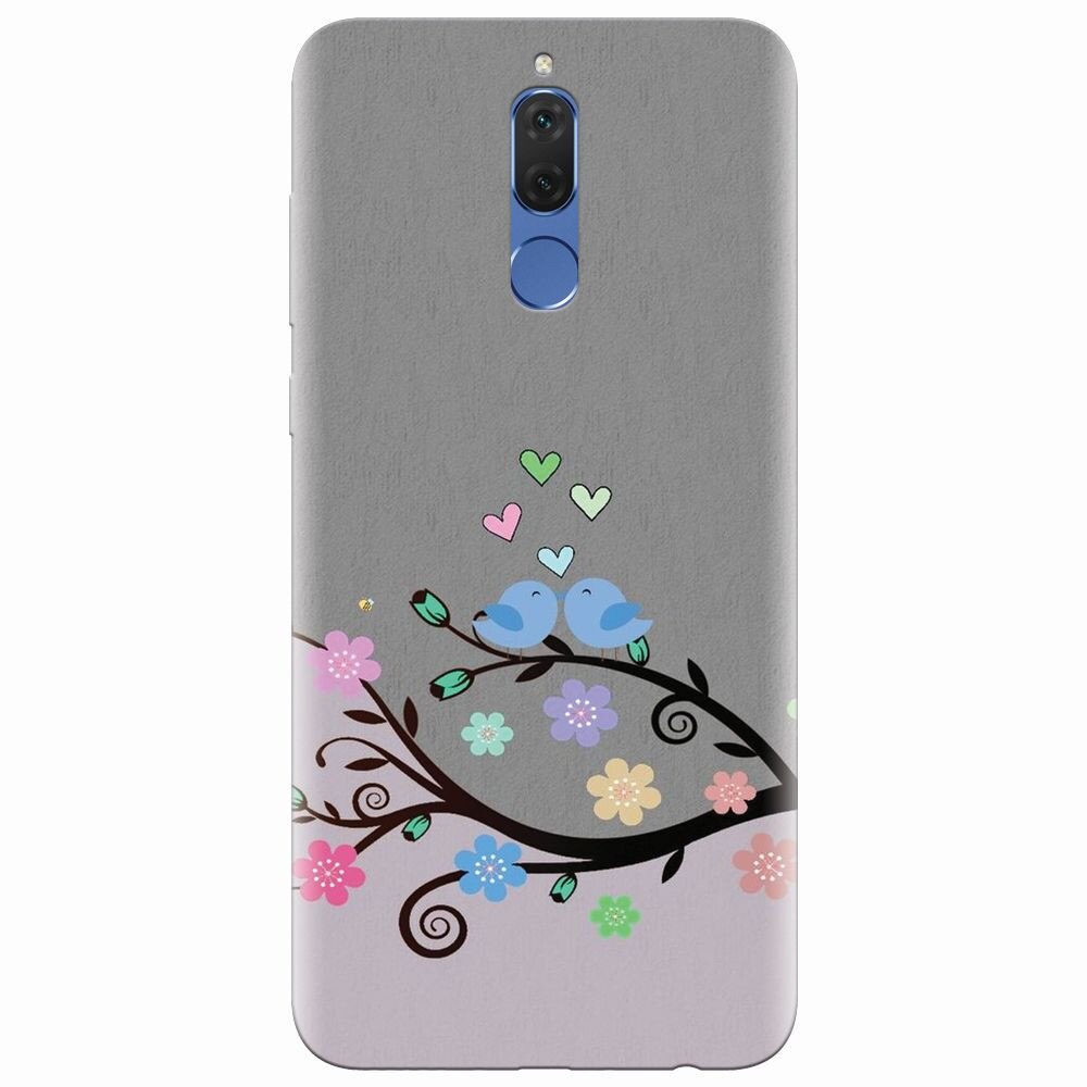 Husa silicon pentru Huawei Mate 10 Lite, Bird Love