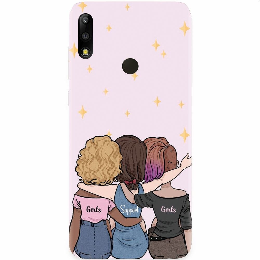 Husa silicon pentru Asus Zenfone Max Pro M2, Girls Support Girls