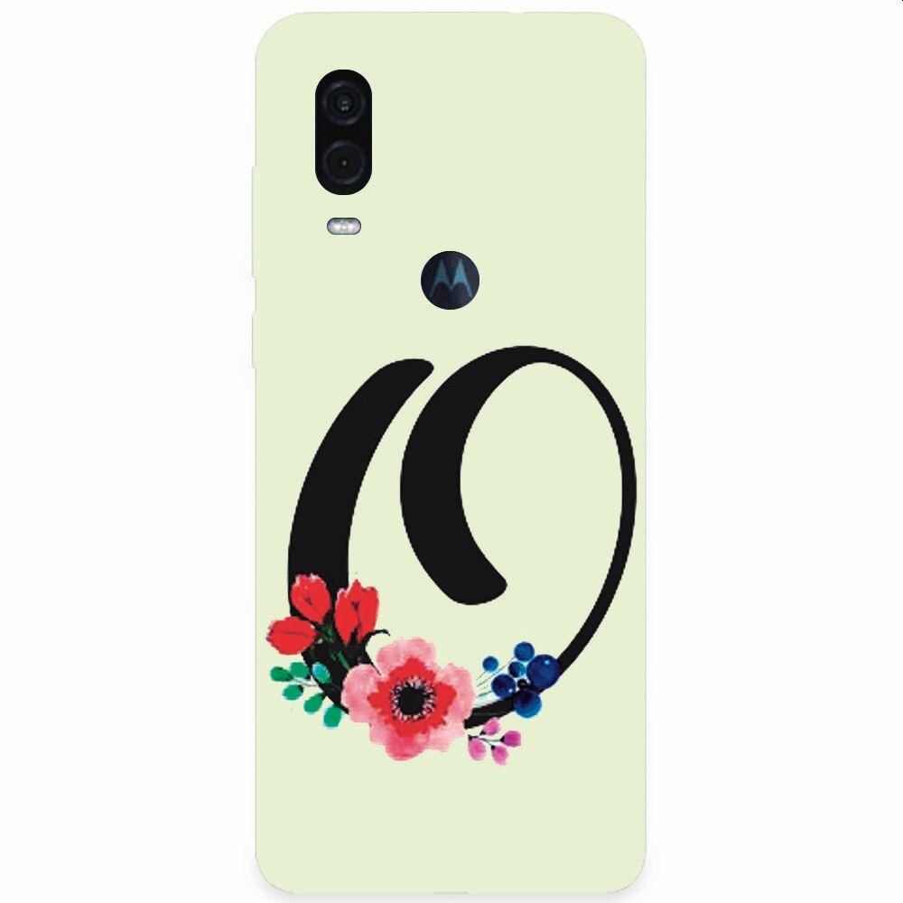 Husa silicon pentru Motorola One Vision, Litera O