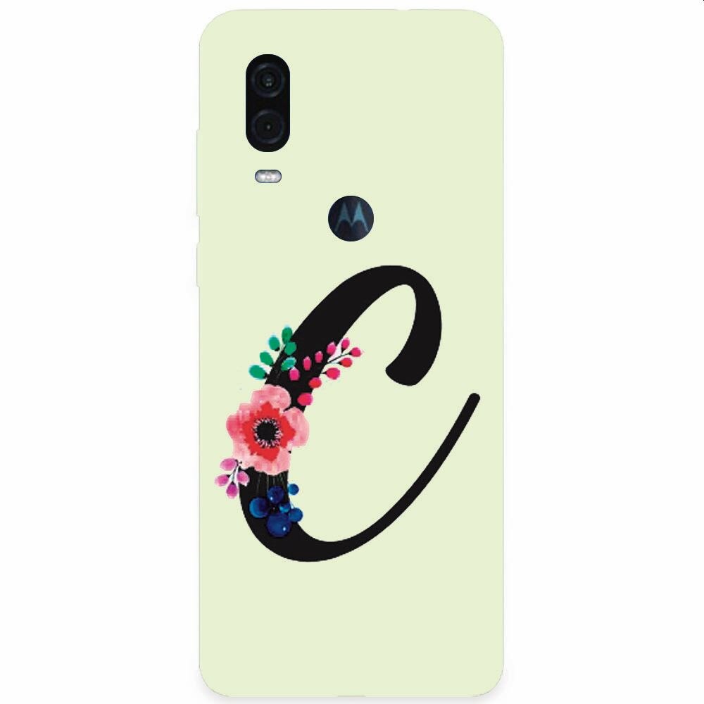 Husa silicon pentru Motorola One Vision, Litera C