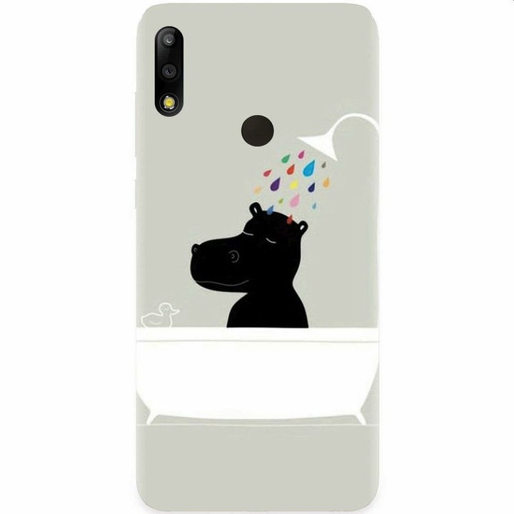 Силиконов калъф за Asus Zenfone Max Pro M2, Hippo Bath