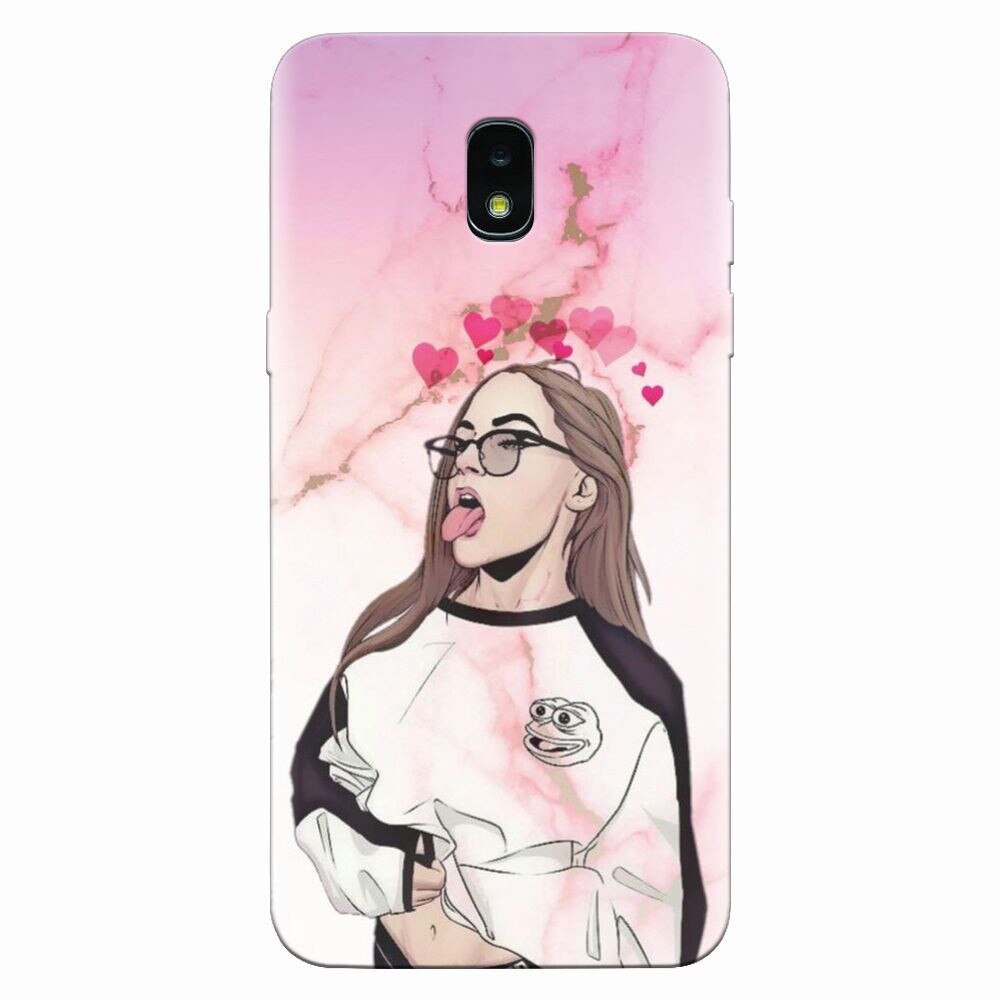 Husa silicon pentru Samsung Galaxy J3 2018, Bad Girl