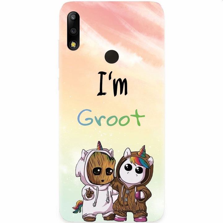 Силиконов кейс съвместим с Asus Zenfone Max Pro M2, Im Groot
