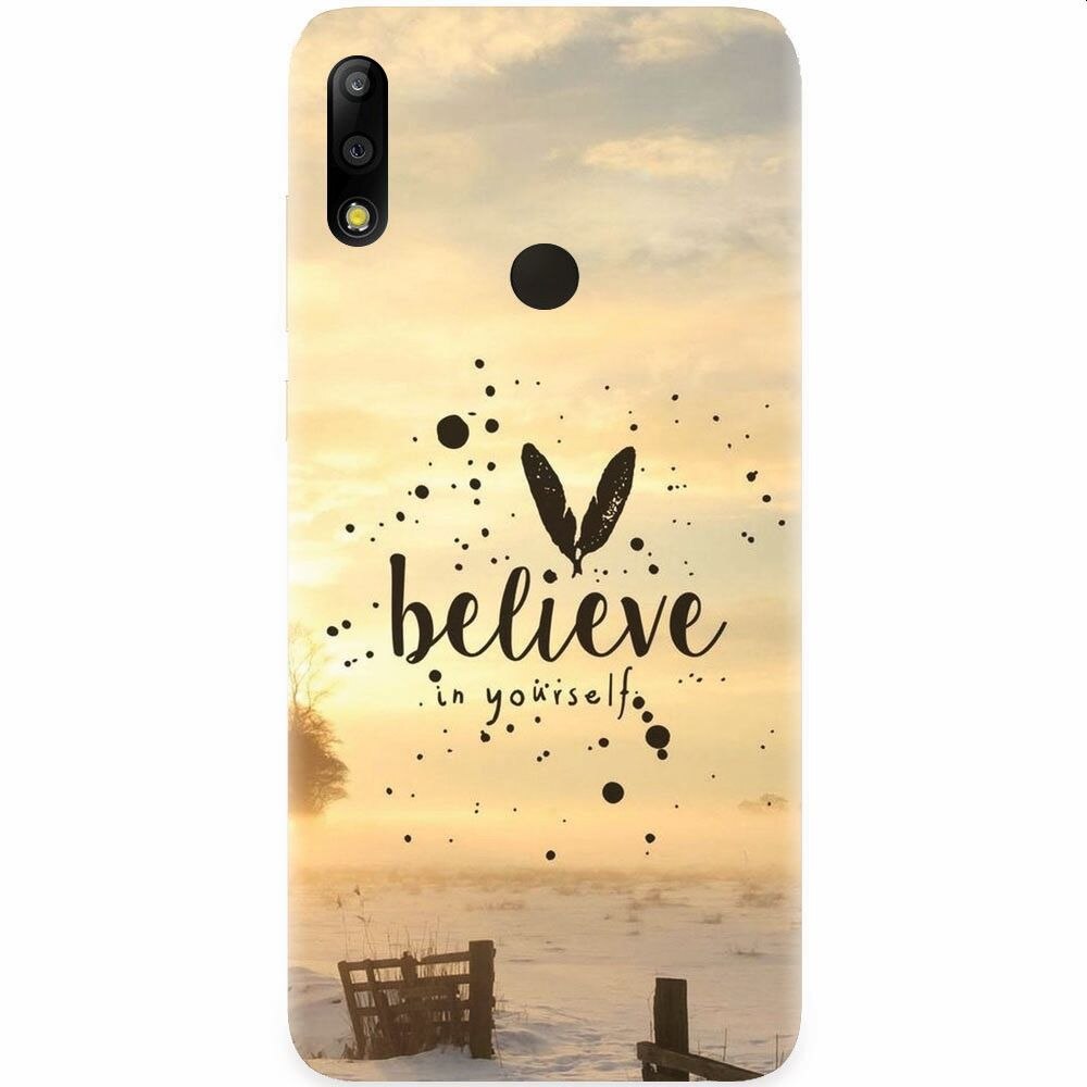 Husa silicon pentru Asus Zenfone Max Pro M2, Believe In Yourself