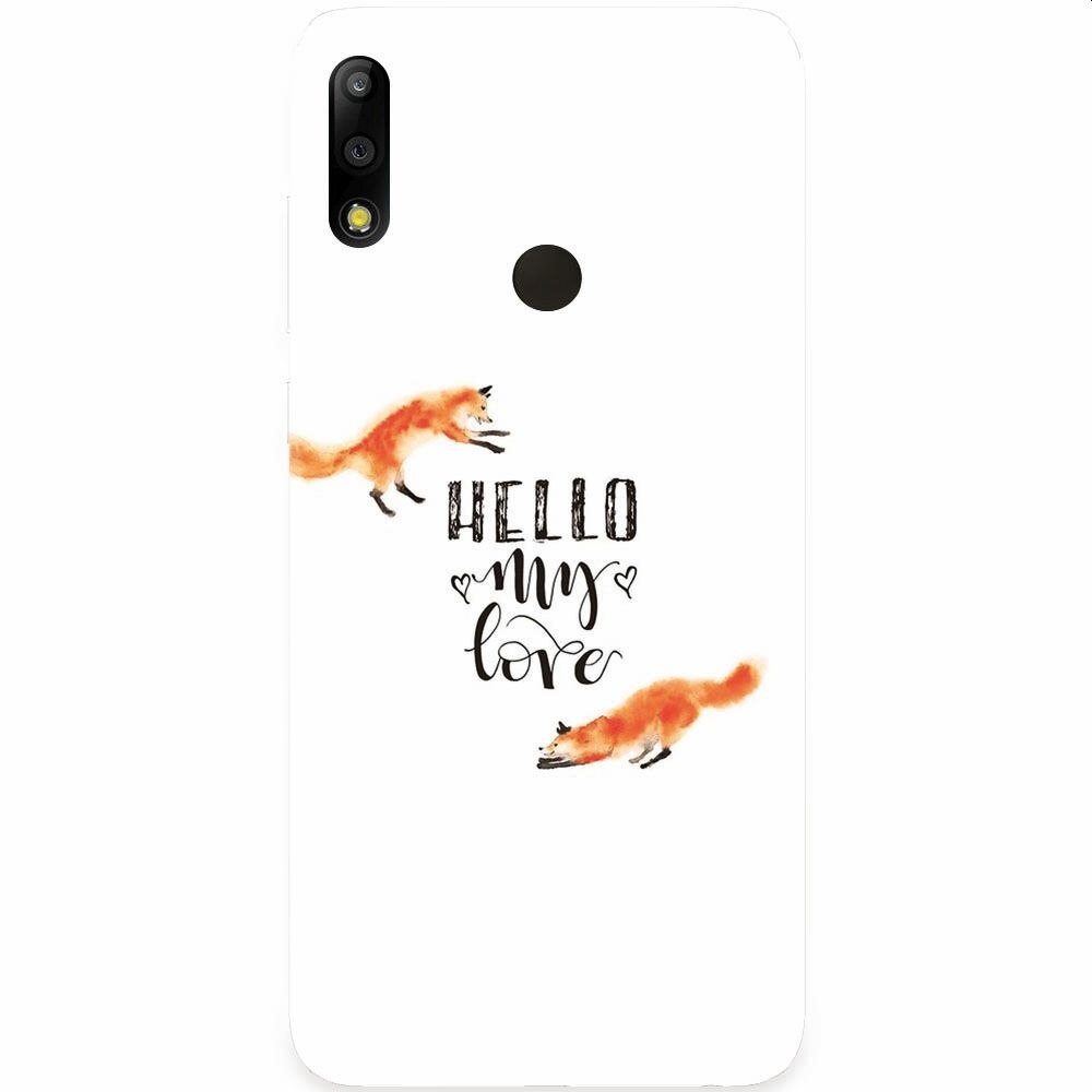 Husa silicon pentru Asus Zenfone Max Pro M2, Hello My Love