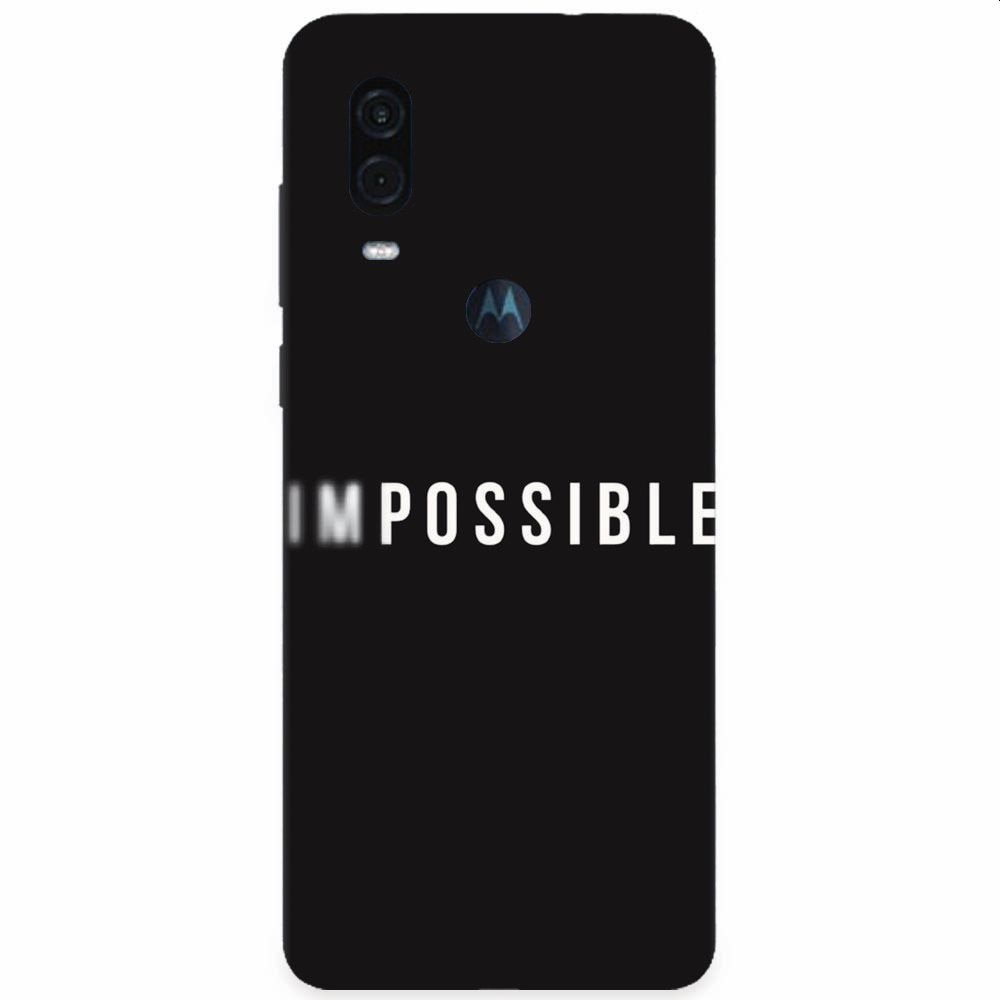 Husa silicon pentru Motorola One Vision, Impossible