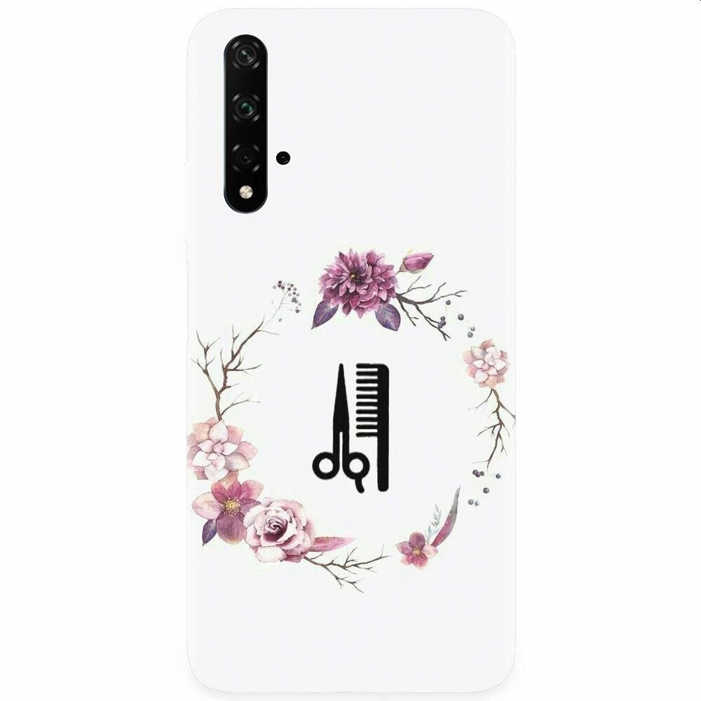 Husa silicon pentru Honor 20, Icon Barber