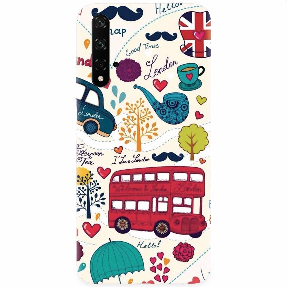 Husa silicon pentru Honor 20, Welcome In London