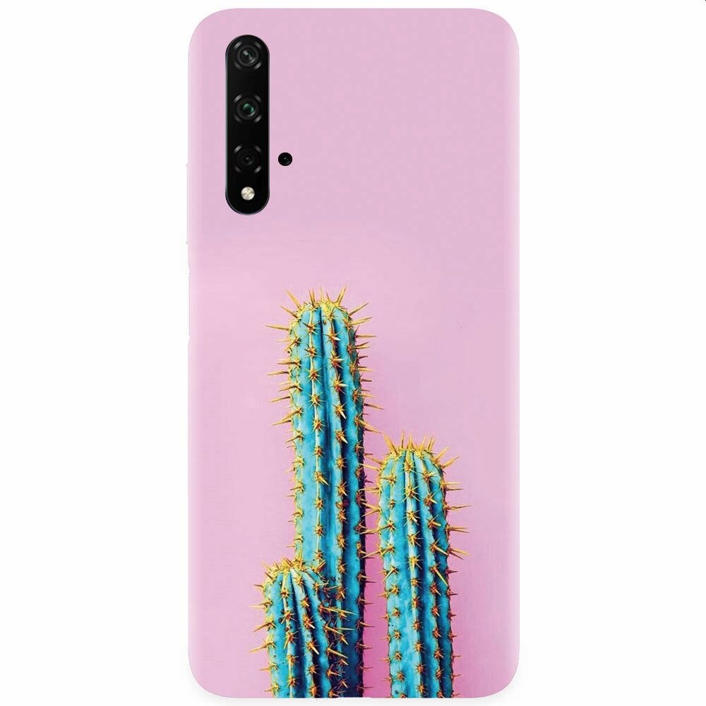 Husa silicon pentru Honor 20, Cactus 102