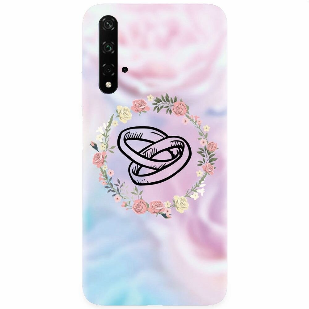 Husa silicon pentru Honor 20, Rings