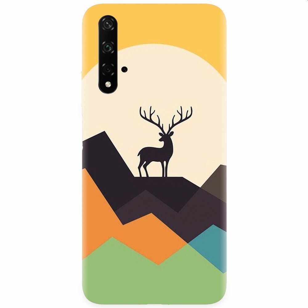 Husa silicon pentru Honor 20, Abstract Deer