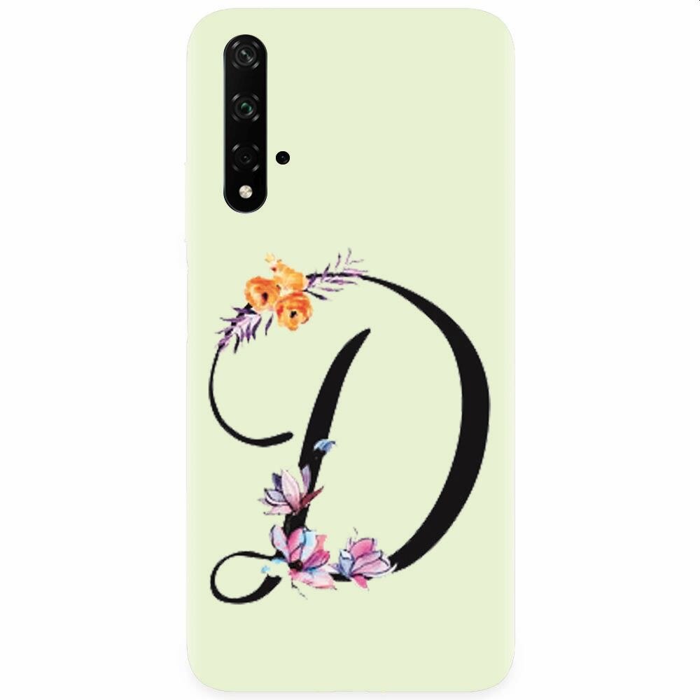 Husa silicon pentru Honor 20, Litera D