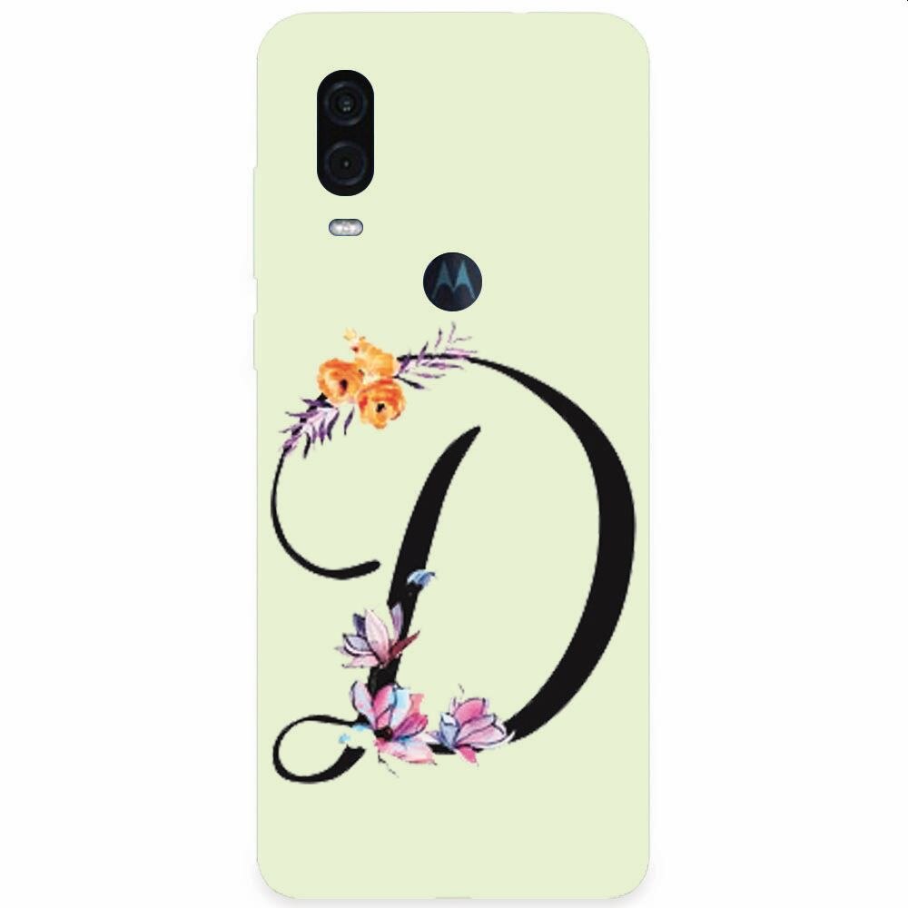Husa silicon pentru Motorola One Vision, Litera D