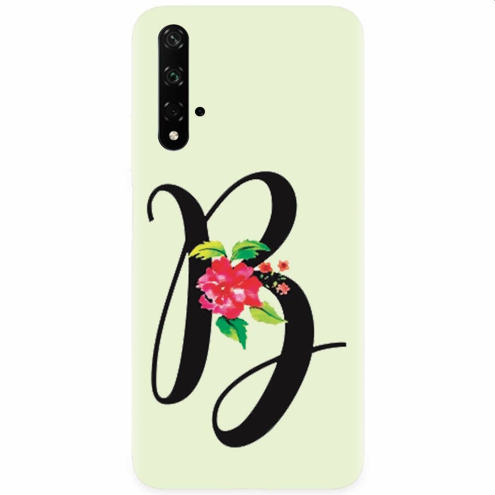 Husa silicon pentru Honor 20, Litera B