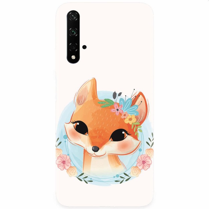 Husa din silicon compatibila cu Honor 20, Foxy
