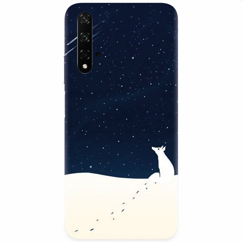 Husa silicon pentru Honor 20, Winter Night