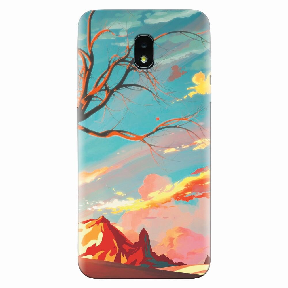 Husa silicon pentru Samsung Galaxy J3 2018, Artistic Landscape