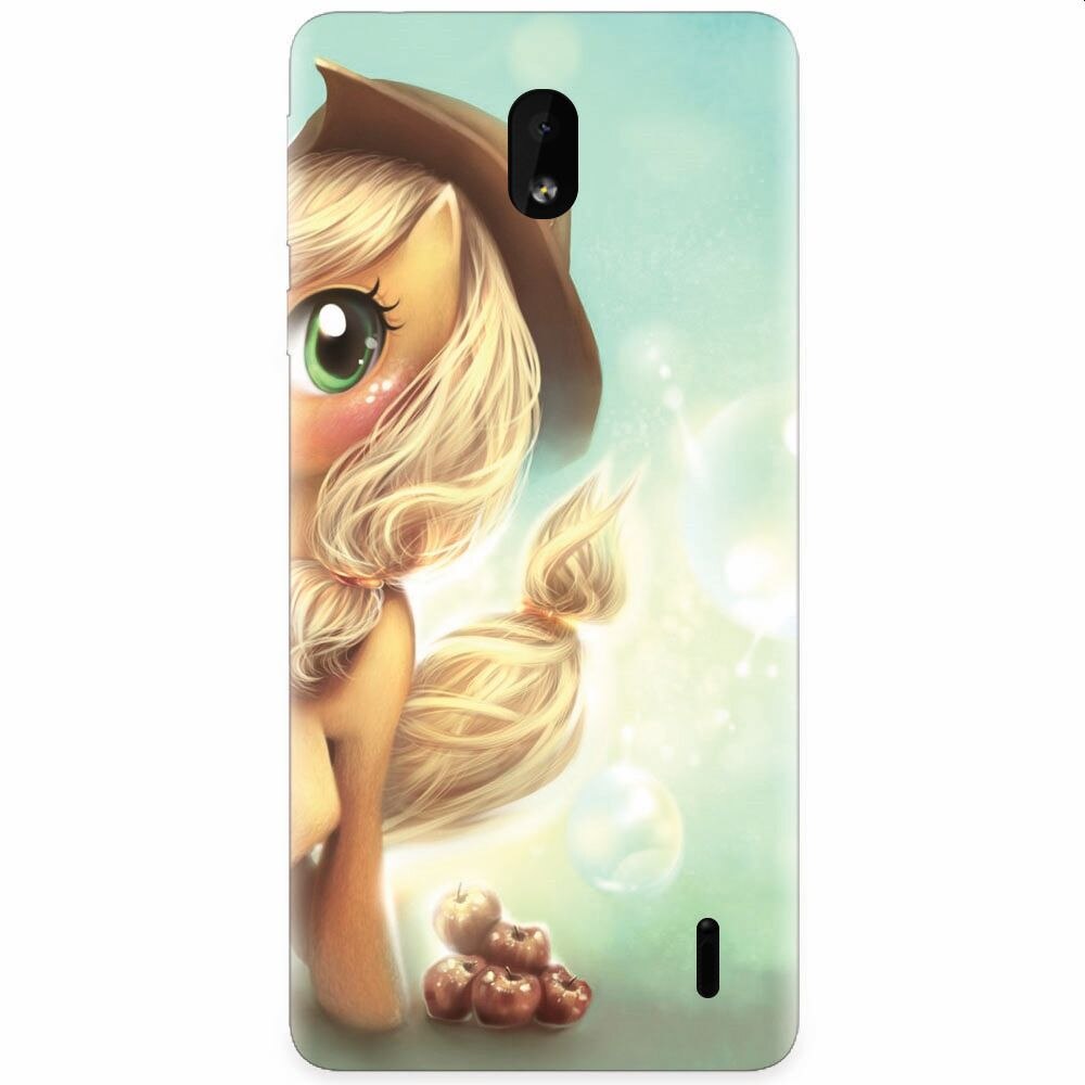Husa silicon pentru Nokia 1 Plus, Applejack Pony Cute K