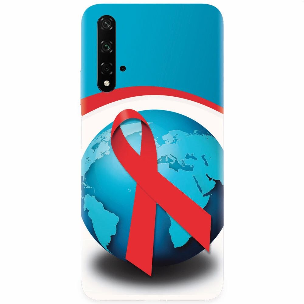 Husa silicon pentru Honor 20, World Aids Day