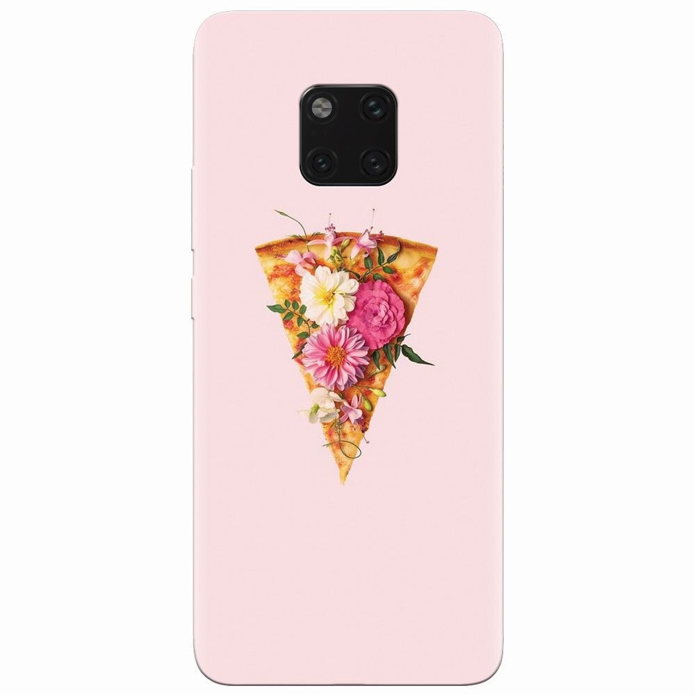 Husa silicon pentru Huawei Mate 20 Pro, Flower Pizza