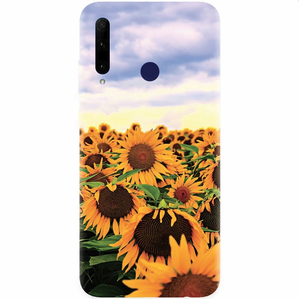 Husa silicon pentru Honor 20 Lite, Sunflowers