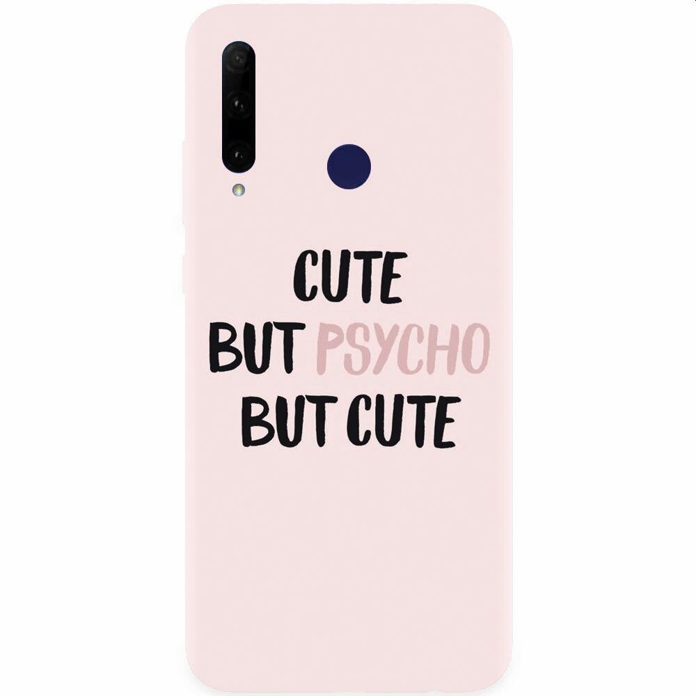 Husa silicon pentru Honor 20 Lite, Cute But Psycho
