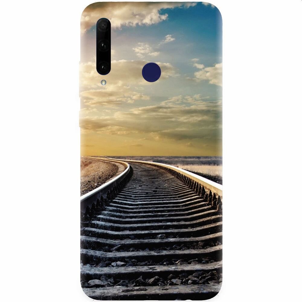 Husa silicon pentru Honor 20 Lite, Railroad Horizon