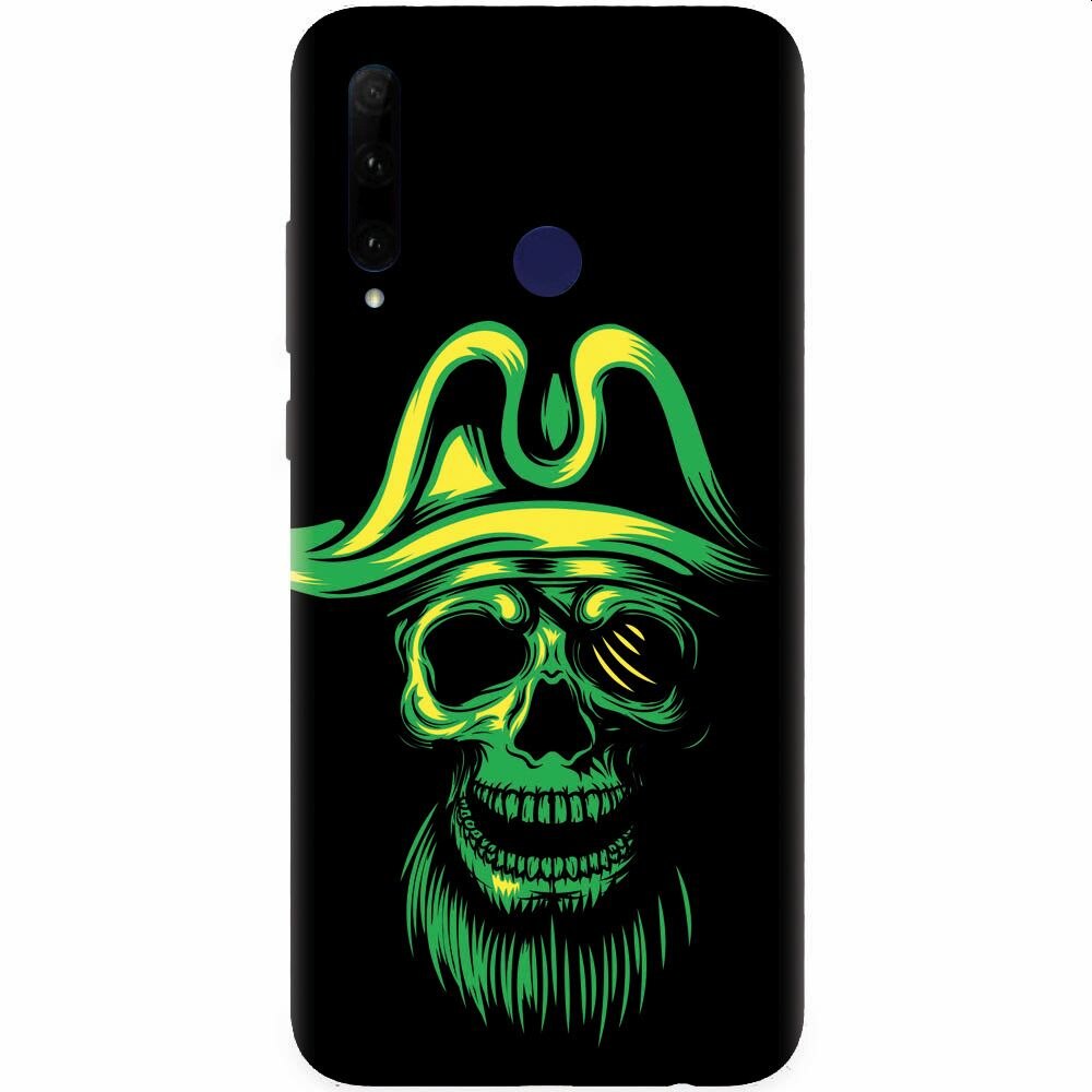 Husa silicon pentru Honor 20 Lite, Pirate Skull