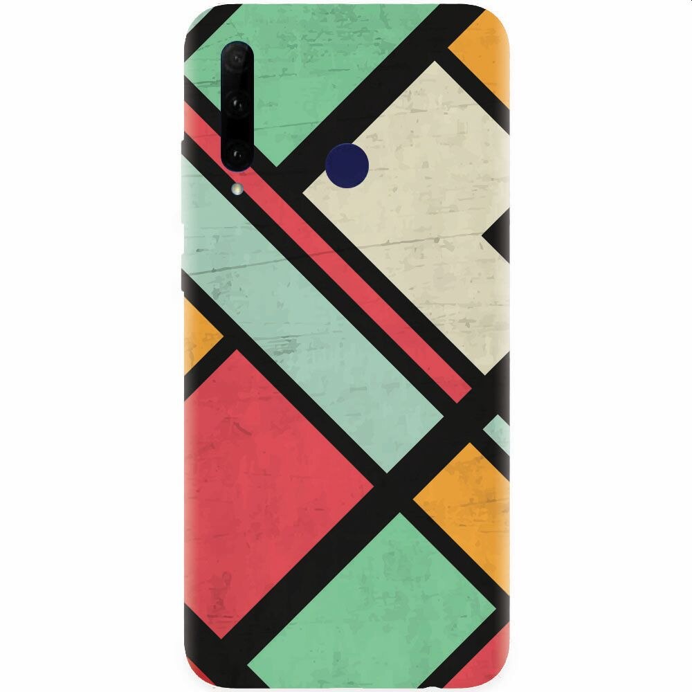 Husa silicon pentru Honor 20 Lite, Retro Grunge