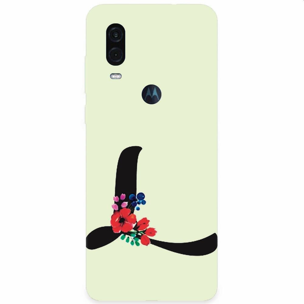 Husa silicon pentru Motorola One Vision, Litera L