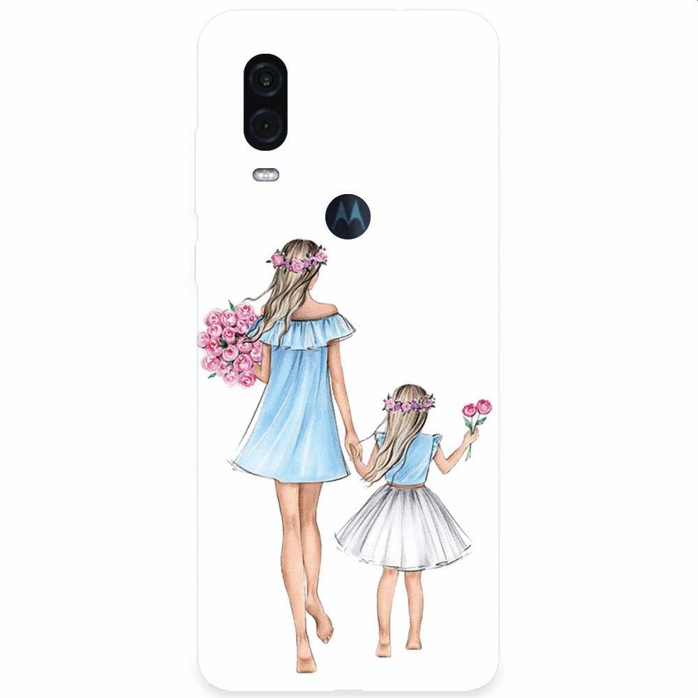 Husa silicon pentru Motorola One Vision, Mom's Princess
