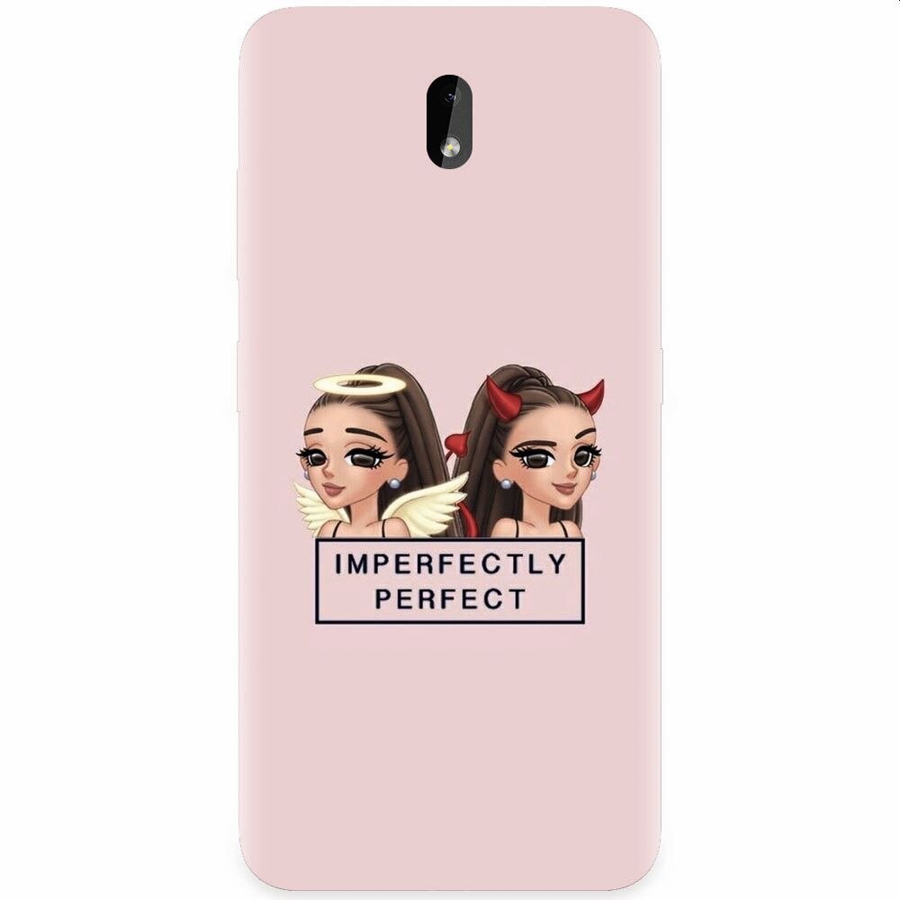 Husa silicon pentru Nokia 3.2, Imperfectly Perfect Pink