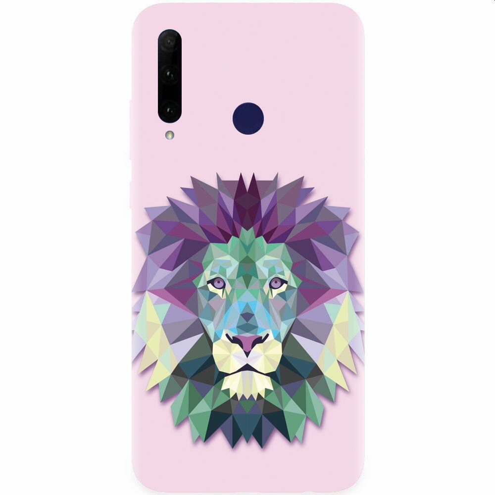 Husa silicon pentru Honor 20 Lite, Polygon Lion